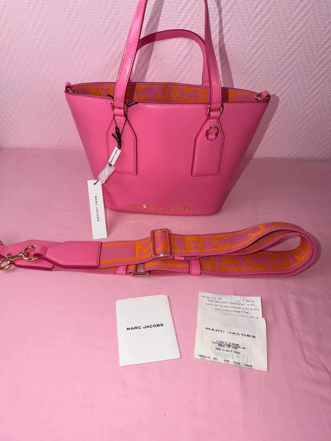 Bolsa rosa tote candy pink Marc Jacobs bolsa nunca usada – photo 2